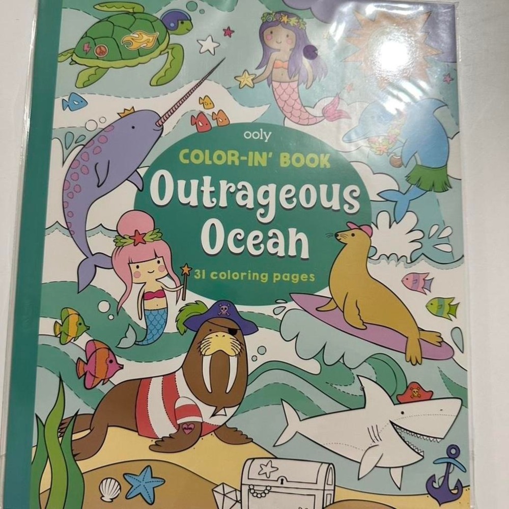 New OOLY Outrageous Ocean Coloring‎ Book